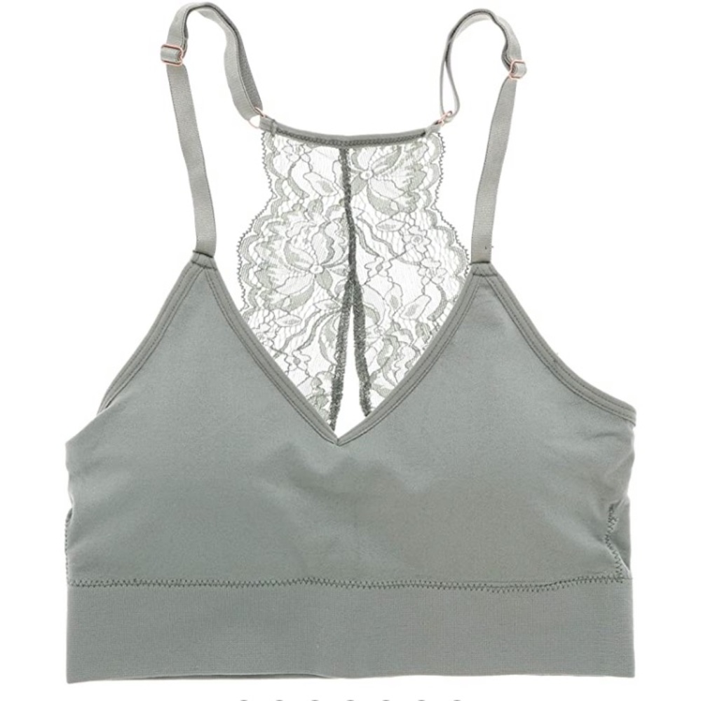 NWT marilyn monroe gray bralette